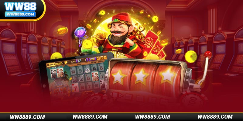 Hiệu ứng nổ xu khi trúng Jackpot 789 trên giao diện mobile WW88 vô cùng mãn nhãn